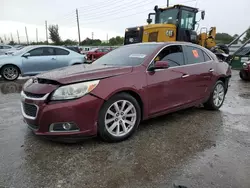 Salvage cars for sale at Miami, FL auction: 2015 Chevrolet Malibu LTZ