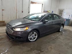 Salvage cars for sale at Madisonville, TN auction: 2018 Ford Fusion SE