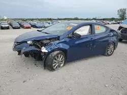 Salvage cars for sale at Kansas City, KS auction: 2016 Hyundai Elantra SE