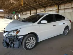 Nissan Sentra s salvage cars for sale: 2018 Nissan Sentra S