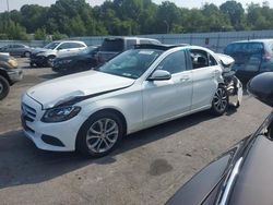 Mercedes-Benz salvage cars for sale: 2016 Mercedes-Benz C 300 4matic