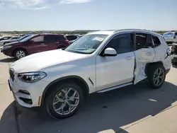 2021 BMW X3 SDRIVE30I en venta en Grand Prairie, TX