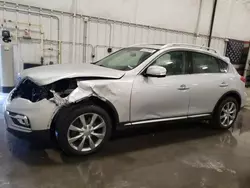 Salvage cars for sale at Avon, MN auction: 2017 Infiniti QX50