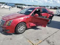 Salvage cars for sale at Grand Prairie, TX auction: 2012 Cadillac CTS Luxury Collection