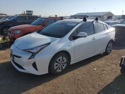 Salvage cars for sale at Brighton, CO auction: 2017 Toyota Prius