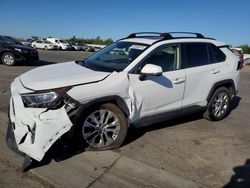 Salvage cars for sale at Fresno, CA auction: 2020 Toyota Rav4 XLE Premium