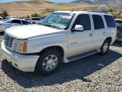 Salvage cars for sale at Reno, NV auction: 2002 Cadillac Escalade Luxury