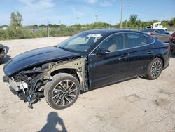 Salvage cars for sale at Indianapolis, IN auction: 2021 Hyundai Sonata Limited