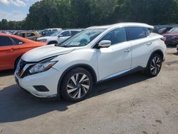 Salvage cars for sale at Glassboro, NJ auction: 2018 Nissan Murano S