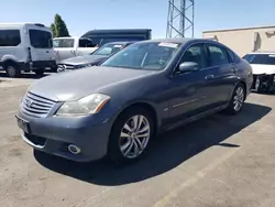 Salvage cars for sale at Vallejo, CA auction: 2008 Infiniti M35 Base