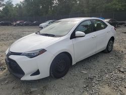 Salvage cars for sale at Waldorf, MD auction: 2017 Toyota Corolla L