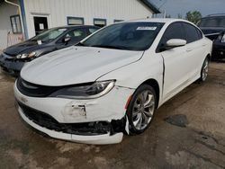 Salvage cars for sale at Pekin, IL auction: 2015 Chrysler 200 S