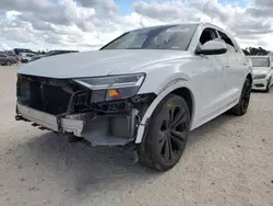 Salvage cars for sale at Houston, TX auction: 2019 Audi Q8 Premium Plus