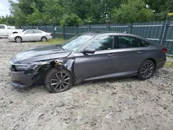 Salvage cars for sale at Candia, NH auction: 2021 Honda Accord EXL