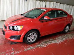 Chevrolet salvage cars for sale: 2012 Chevrolet Sonic LT