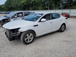 Salvage cars for sale at North Billerica, MA auction: 2015 KIA Optima LX