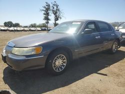 Salvage cars for sale at San Martin, CA auction: 2001 Lincoln Town Car Signature