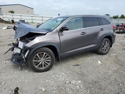 Salvage cars for sale at Earlington, KY auction: 2019 Toyota Highlander SE