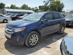 Salvage cars for sale at Wichita, KS auction: 2012 Ford Edge Limited