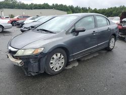 Salvage cars for sale at Exeter, RI auction: 2010 Honda Civic VP