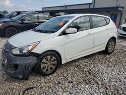 Hyundai salvage cars for sale: 2015 Hyundai Accent GS