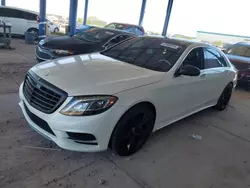 Carros salvage sin ofertas aún a la venta en subasta: 2015 Mercedes-Benz S 550