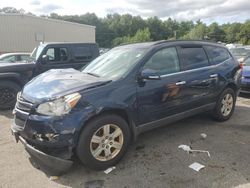 Salvage cars for sale at Exeter, RI auction: 2012 Chevrolet Traverse LT