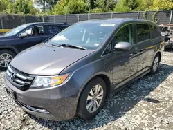 2015 Honda Odyssey EXL en venta en Waldorf, MD