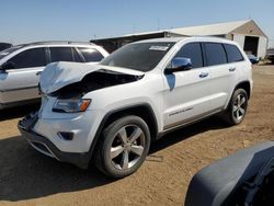 Salvage cars for sale at Brighton, CO auction: 2015 Jeep Grand Cherokee Limited