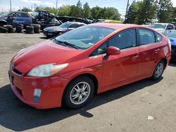 Toyota salvage cars for sale: 2011 Toyota Prius