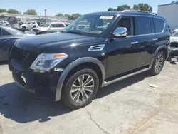 Salvage cars for sale at Sacramento, CA auction: 2019 Nissan Armada SV