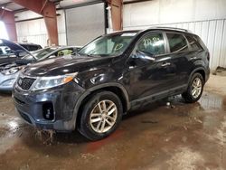 Salvage cars for sale at Lansing, MI auction: 2015 KIA Sorento LX