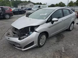 Salvage cars for sale at York Haven, PA auction: 2018 Ford Fiesta S