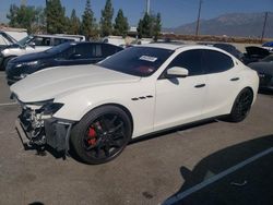 Salvage cars for sale at Rancho Cucamonga, CA auction: 2018 Maserati Ghibli