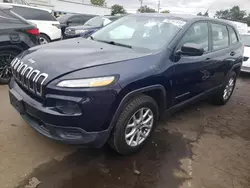 Jeep salvage cars for sale: 2015 Jeep Cherokee Sport