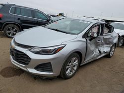 Salvage cars for sale from Copart Brighton, CO: 2019 Chevrolet Cruze