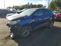 Salvage cars for sale at Denver, CO auction: 2015 Hyundai Tucson Limited