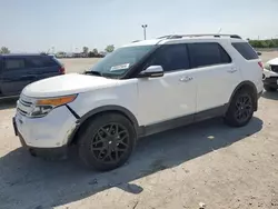 Salvage cars for sale at Indianapolis, IN auction: 2013 Ford Explorer Limited