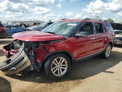 Salvage cars for sale at Elgin, IL auction: 2013 Ford Explorer XLT