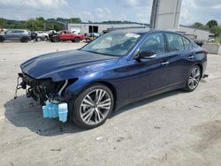 Salvage cars for sale at Lebanon, TN auction: 2024 Infiniti Q50 Sensory