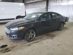 Salvage cars for sale at Des Moines, IA auction: 2015 Ford Fusion Titanium