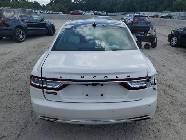 2019 Lincoln Continental Black Label