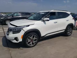 Salvage cars for sale at Grand Prairie, TX auction: 2021 KIA Seltos SX