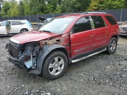 Salvage cars for sale at Waldorf, MD auction: 2012 GMC Acadia SLE