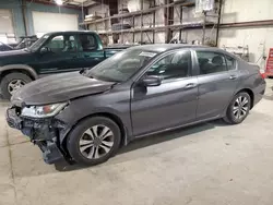 Salvage cars for sale at Eldridge, IA auction: 2013 Honda Accord LX