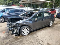 Salvage cars for sale at Austell, GA auction: 2012 Honda Civic EX