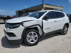 Salvage cars for sale at West Palm Beach, FL auction: 2024 Jeep Compass Latitude