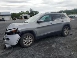 Salvage cars for sale at Grantville, PA auction: 2015 Jeep Cherokee Latitude