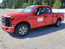 Salvage trucks for sale at Arlington, WA auction: 2016 Ford F150 Super Cab