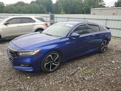 Salvage cars for sale at Augusta, GA auction: 2018 Honda Accord Sport